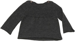 Oeuf Classic Sweater, warm cardigan, winter, kids, modern, light brown, designer, hypoallergenic, sweater
