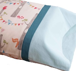Organic Quilt Company Flannel Toddler Pillowcases, 100% organic cotton, soft, my little green shop, toddler, gift, bedding, luxurious, toddler pillowcase, natural, GOTS certified, made in canada, vancouver, bc, downtown vancouver, online store, canada