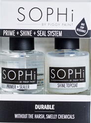 Piggy Paint,SOPHi Prime, Shine Seal System, my little green shop, vancouver, bc, downtown vancouver, nail polish, safe, non-toxic, eco-friendly. made in the USA, odourless, online store, adults polish, SOPHi, nail prime and shine