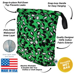 Planet Wise Large Roll Down 17.5" x 22" Wet Bags,Wet Bags, my little green shop, vancouver, bc, machine washable, Planet Wise
made in USA, eco-friendly, canada, online store, downtown vancouver, wet bag, wet sack, online, PVC free, Yaletown, West End,