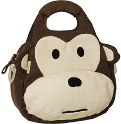 Ecogear Monkey Lunch Tote, downtown vancouver, online store, kids store, baby store,  lunch bag, cute, stylish, kids, lunch, preschool, daycare, non-toxic, lead free, safe, eco-friendly, BPA free, lunch box, bc, canada, ecogear, litterless lunch, online