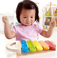 Hape Rainbow Xylophone, toy store, kid store, gift,  toddler, imaginative, fun, eco-friendly, sustainable, vancouver, bc, downtown vancouver, online, kids online store, safe, Educo, toddlers, xylophone, music toy, baby, learning, colourful, musical, toys