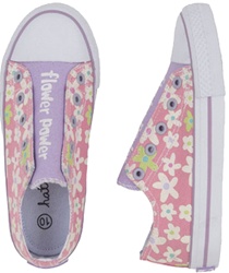 Hatley Fresh Flowers Sneakers, my little green shop, vancouver, bc, canada, non-toxic, PVC free, online, online store, kids store, downtown vancouver, west end, girls sneakers, summer shoes, Hatley, eco-friendly, kids shoes, canvas shoes, shoes, flowers