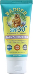 Badger  SPF 30 Baby Sunscreen, my little green shop, downtown vancouver, online baby store, canada, eco-friendly, safe for kids, babies, non-toxic, natural, safe sun screen, sun protection for babies, safe, effective, gentle, non-nano, natural zinc oxide