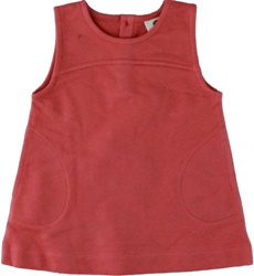 Kate Quinn Mineral Red Autumn Jumper, toddler, downtown Vancouver, online store, baby store, kids store. little girl, autumn dress, stylish, 100% organic cotton, vancouver, comfortable, soft, my little green shop, made in the USA, bc, canada, Kate Quinn