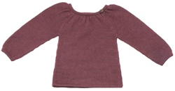 Oeuf Liv Sweater, warm cardigan, winter, kids, modern, light brown, designer, hypoallergenic, sweater