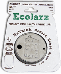 EcoJarz Small Mouth Stainless Steel Drink Top, my little green shop, vancouver, bc, canada, safe, eco-friendly, online store, stainless steel lid, mason jar lids, kitchen store, downtown Vancouver, online, canning jar lids, drinking lid, straw holes