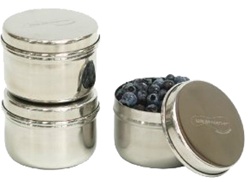 Kids Konserve Mini Containers Set of 3, my little green shop, vancouver, eco-friendly, environmental. online, convenient, snack, lunch time, mealtime, food, bc, canada, 100% recyclable, safe, non-toxic, BPA free,stainless steel, containers, downtown