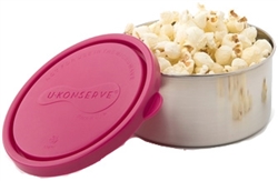 kids konserve, large, round, 16 oz, neon food containers, stainless steel, food containers, my little green shop, vancouver, online, 16 ounce, snack, to-go container, neon pink, food storage, bc, canada, BPA-free, 100% recyclable, safe, non-toxic,