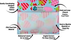 Planet Wise Window Sandwich Bags, my little green shop, vancouver, eco-friendly, convenient, velcro opening, funky, snack bag. online store, non-toxic, sandwich bag, kids, school, food, bc, canada, BPA-free, kid store, downtown vancouver, reusable