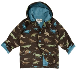 Hatley Dinosaurs Raincoat, rainwear, safe, eco-friendly, PVC-free, my little green shop, Vancouver, Phthalate free, toddler, baby, online, water proof, cute, downtown vancouver, kids, baby, terry lining,  boys, raincoat, online store, Hatley Raincoat