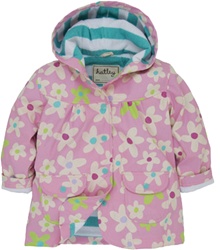 Hatley Fresh Flowers Raincoat, rainwear, safe, eco-friendly, PVC-free, my little green shop, Vancouver, bc, canada, Phthalate free, raincoat, water proof, cute, youth, kids store, online store, downtown vancouver, child's rain jacket, kids, girls, Hatley