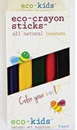 Eco-Kids Eco-Crayon Sticks 5-pack, my little green shop, vancouver, safe, downtown vancouver, eco-friendly, online store, crafts, colouring, crayons, soy crayons, natural, non-toxic, kids store, eco-kids, Beeswax, carnauba wax, soy wax,mineral pigment