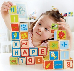 Hape ABC Blocks, stacking blocks, my little green shop, vancouver, bc, canada, safe, gift, building blocks, classic wooden blocks, colourful, kids store, online store, non-toxic, ABC Blocks, wooden blocks, toddler, wood blocks, Hape, downtown Vancouver