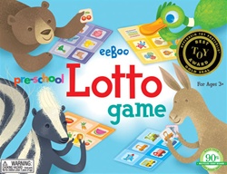 Eeboo Preschool LOTTO Game, toy store, kid store, gift,  toddler, imaginative, fun, eco-friendly, colourful, measuring tape, eco-friendly toy, vancouver, bc, downtown vancouver, online store, kids online store, safe, educational toys, preschool games, BC