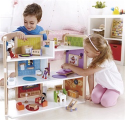 Hape DIY Dream House, wooden, my little green shop, vancouver, bc, canada, safe, eco-friendly, doll houses, baby toys, kids store, online store, non-toxic, downtown Vancouver, Hape, bus, online, wooden doll house, online, quality, wooden toys