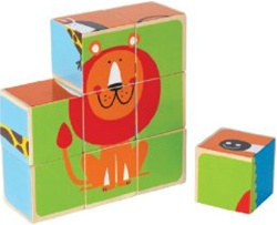Hape Animal Block Puzzles, my little green shop, gift, unique, fun, eco-friendly, sustainable, vancouver, bc, downtown vancouver, online, online store, safe, educational, puzzles, kids, toys, hape, toy store, blocks, zoo, farm, block puzzle, animal
