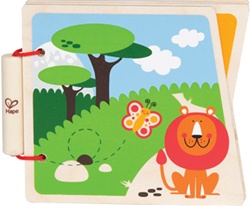 Hape Happy Baby Wooden Books, toy store, kid store, boy, toddler, imaginative, fun, eco-friendly, eco-friendly toy, vancouver, bc, downtown vancouver, online, online kids store, safe, educational toys, Hape, preschoolers, wooden books, toddler. farm, zoo