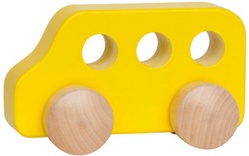 Hape Little School Bus, toy store, kid store, gift,  toddler, imaginative, fun, eco-friendly, vancouver, bc, downtown vancouver, online, kids online store, safe, Educo, toddlers, gift, baby toy, shower gift, canada, baby boy,  wooden bus, toy bus, educo