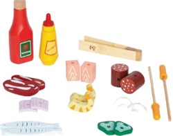 Hape Shish Kabob Set, toy store, kid store, gift,  toddler, imaginative, fun, eco-friendly, canada, vancouver, bc, downtown vancouver, online, kids online store, safe, educational, preschoolers, play kitchen, role play, shich kabob, play food, hape, role