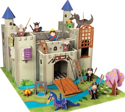 Krooom Artur Knights Play Castle Tent, toy store, kid store, Canada, imaginative, eco-friendly, vancouver, bc, downtown vancouver, online, kids online store, safe, non-toxic, play sets, role play, kids, boys, girls, knights and castle,toys, Krooom