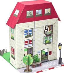 Krooom Murielle City House Play Set, toy store, play sets, gift, kids, imaginative, fun, eco-friendly, vancouver, bc, downtown vancouver, online,kids online store, safe, non-toxic, play sets, role play, kids,boys, girls, play house, cardboard,toys, Krooom