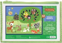 Mudpuppy 12 pc Floor Puzzles, my little green shop, non-toxic paint, BC, Canada, downtown vancouver, learning, puzzle, 18 months+, kids store, online store, baby store, downtown baby store, educational toy, eco-friendly, mudpuppy, toddler, safe