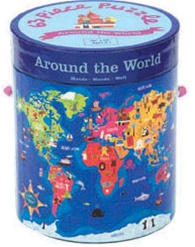 Mudpuppy 63 pc Around the World Puzzle, Vancouver, my little green shop, non-toxic paint, BC, Canada, downtown vancouver, puzzle, 6 yearss+, kids store, online store, children's store, downtown toy store, kids store, eco-friendly, mudpuppy, kids puzzles